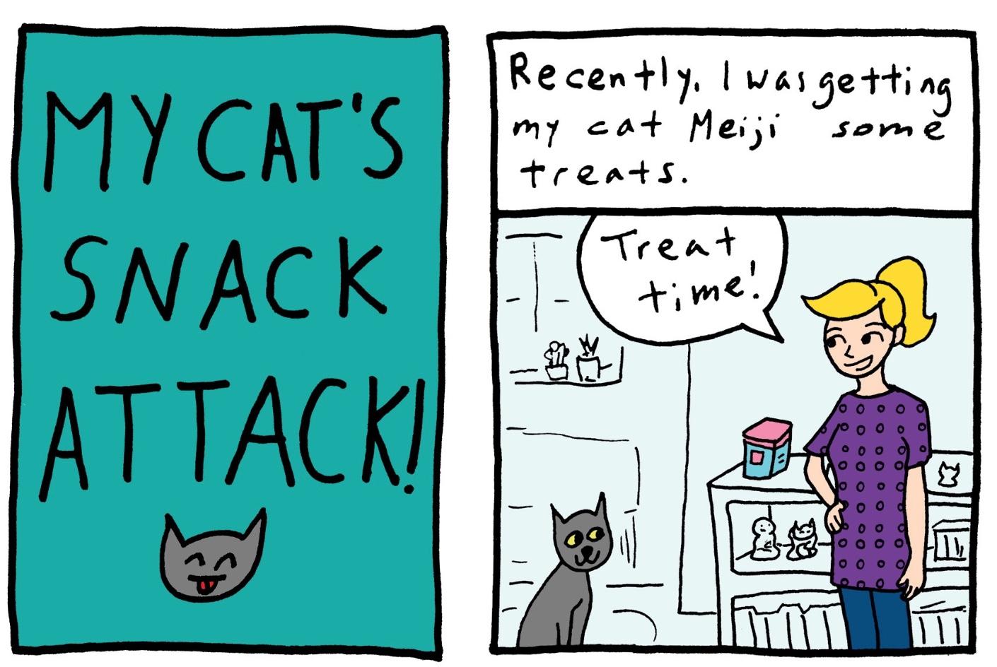 My Cat’s Snack Attack at Spiralbound! Read the full comic here !