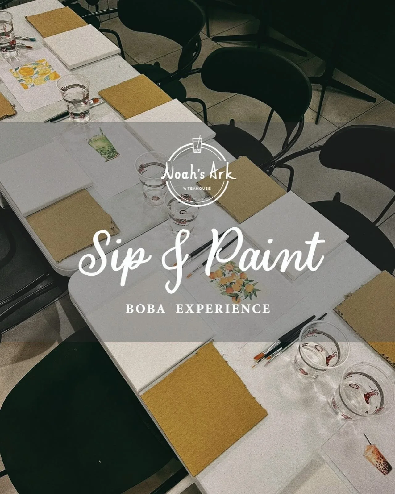 🖌️✨ Sip &bull; Paint &bull; Slay 💫
Looking for a fun day or night out in Wellington? 🎉
Grab your friends (min. 4) and join us at Noah&rsquo;s Ark Teahouse for Sip &amp; Paint &mdash; now only $39.90 per person!

Includes:
🖼️ All art supplies
🍹 A