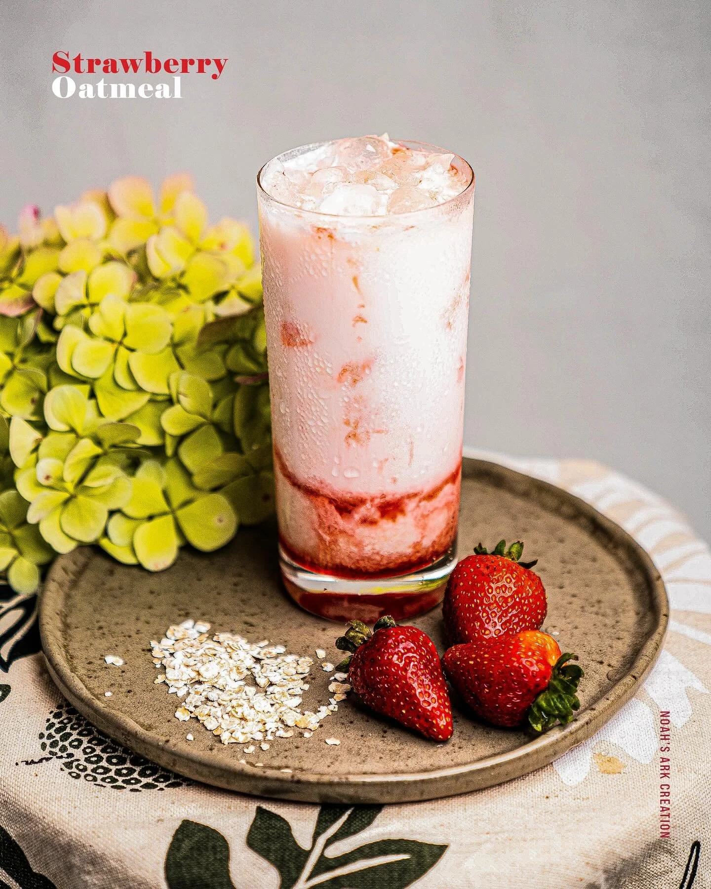 🍓🥛 Sweet, creamy &amp; oh-so-comforting! 🥛🍓

Say hello to comfort in a cup &mdash; our Strawberry Oatmeal Drink! 🌸

Creamy oat goodness blends with smooth, sweet strawberry syrup, swirling together into a drink that&rsquo;s wholesome, dreamy, an