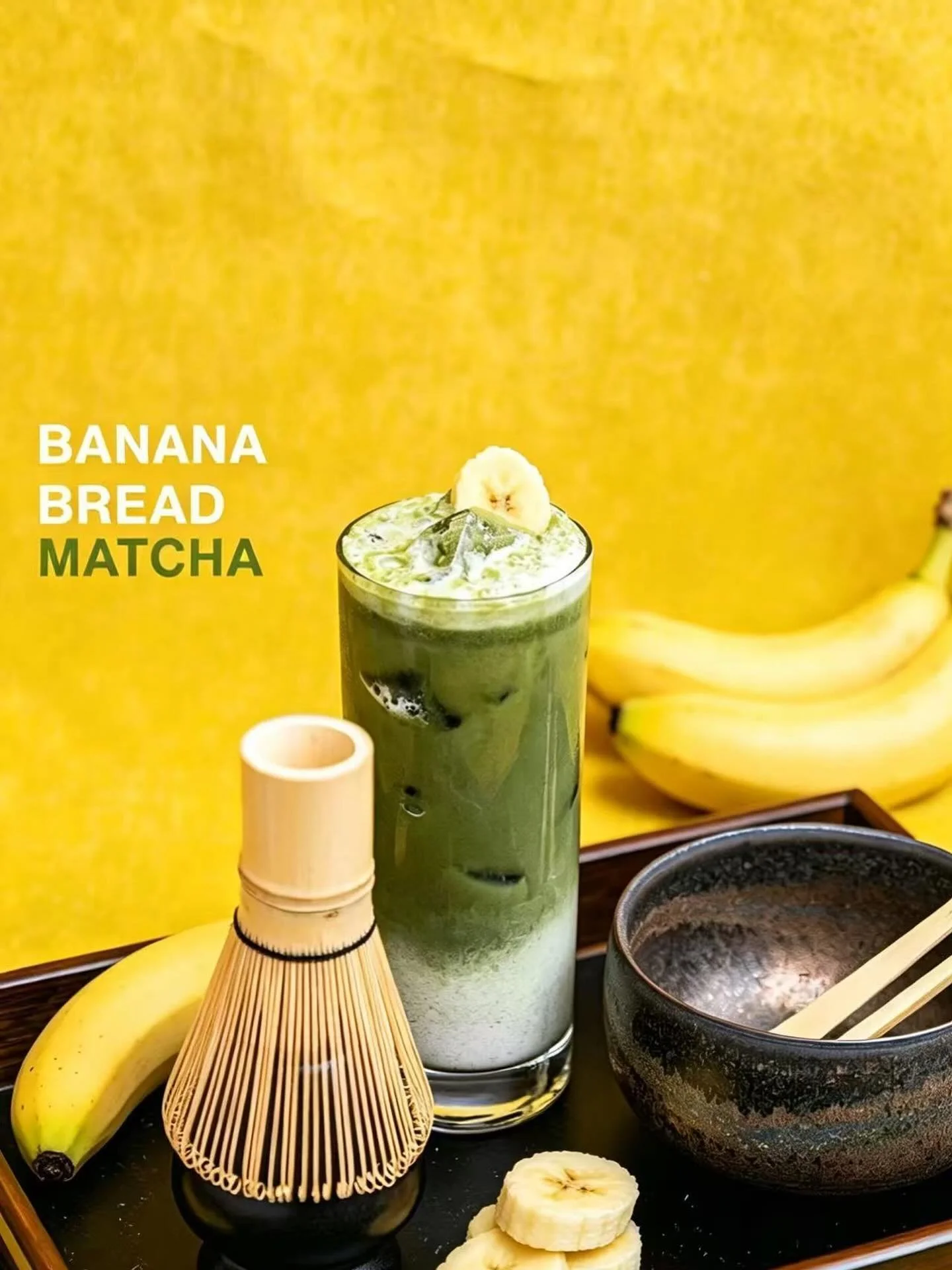 🍌🍵 Banana Bread Matcha 🧋

Yes&hellip; you read that right 👀
Your favourite banana bread flavour, now in a bubble tea.

Creamy banana, rich matcha, and that comforting, baked-good aroma &mdash; all in one sip 🤍
It&rsquo;s smooth, unique, and seri