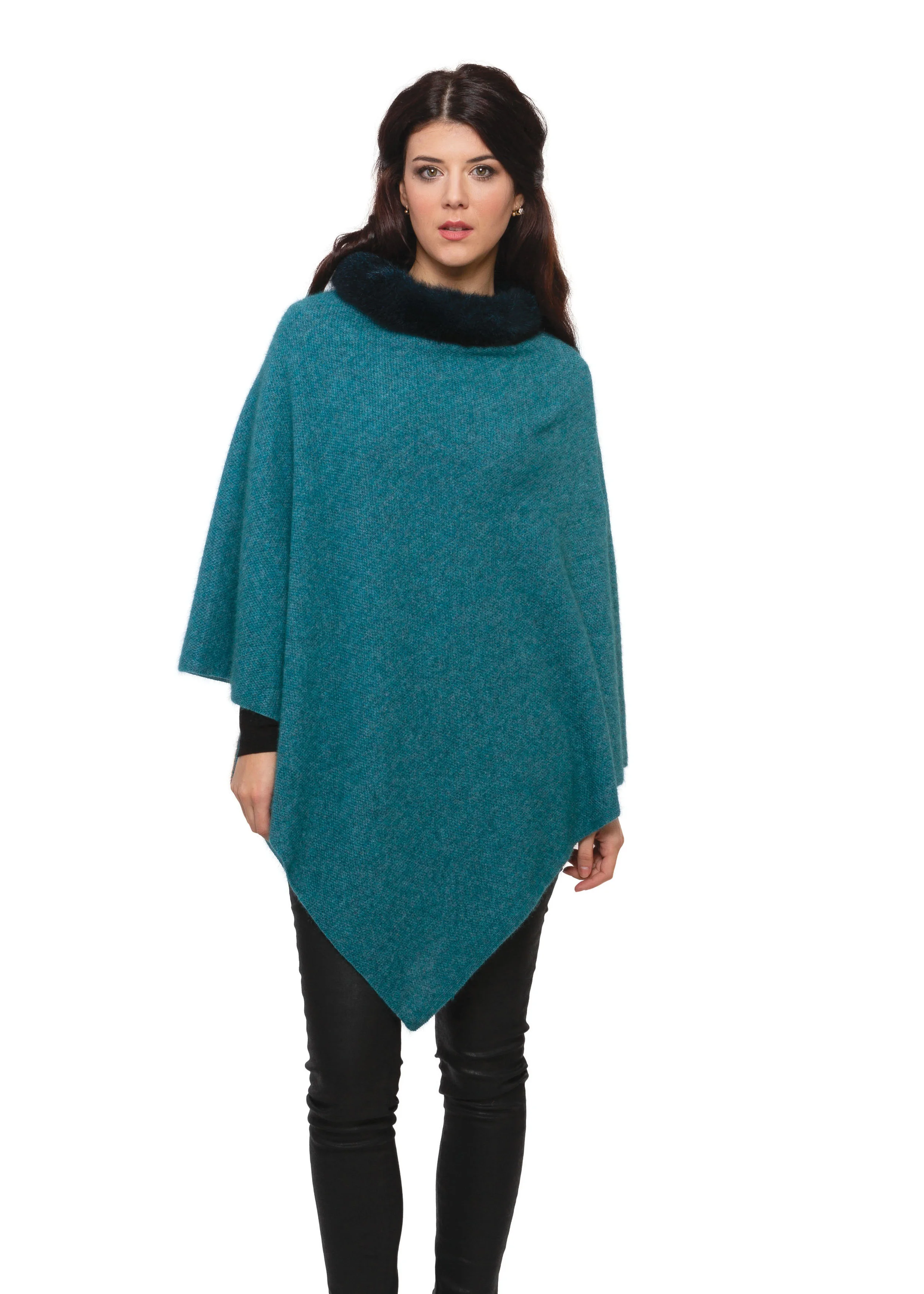 KO523 fur trim poncho lagoon 2.jpg