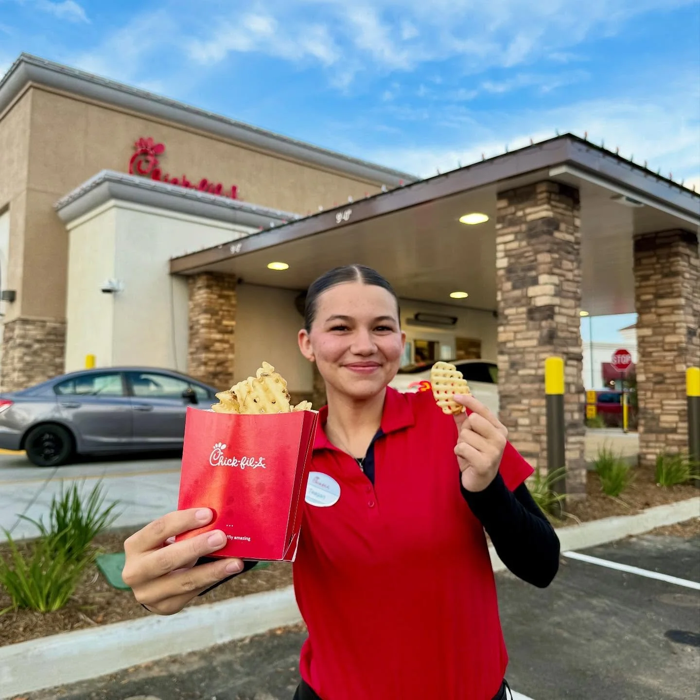 Happy Fry-day! Visit us for some hot and crispy Waffle Fries on this chilly day! 🍟