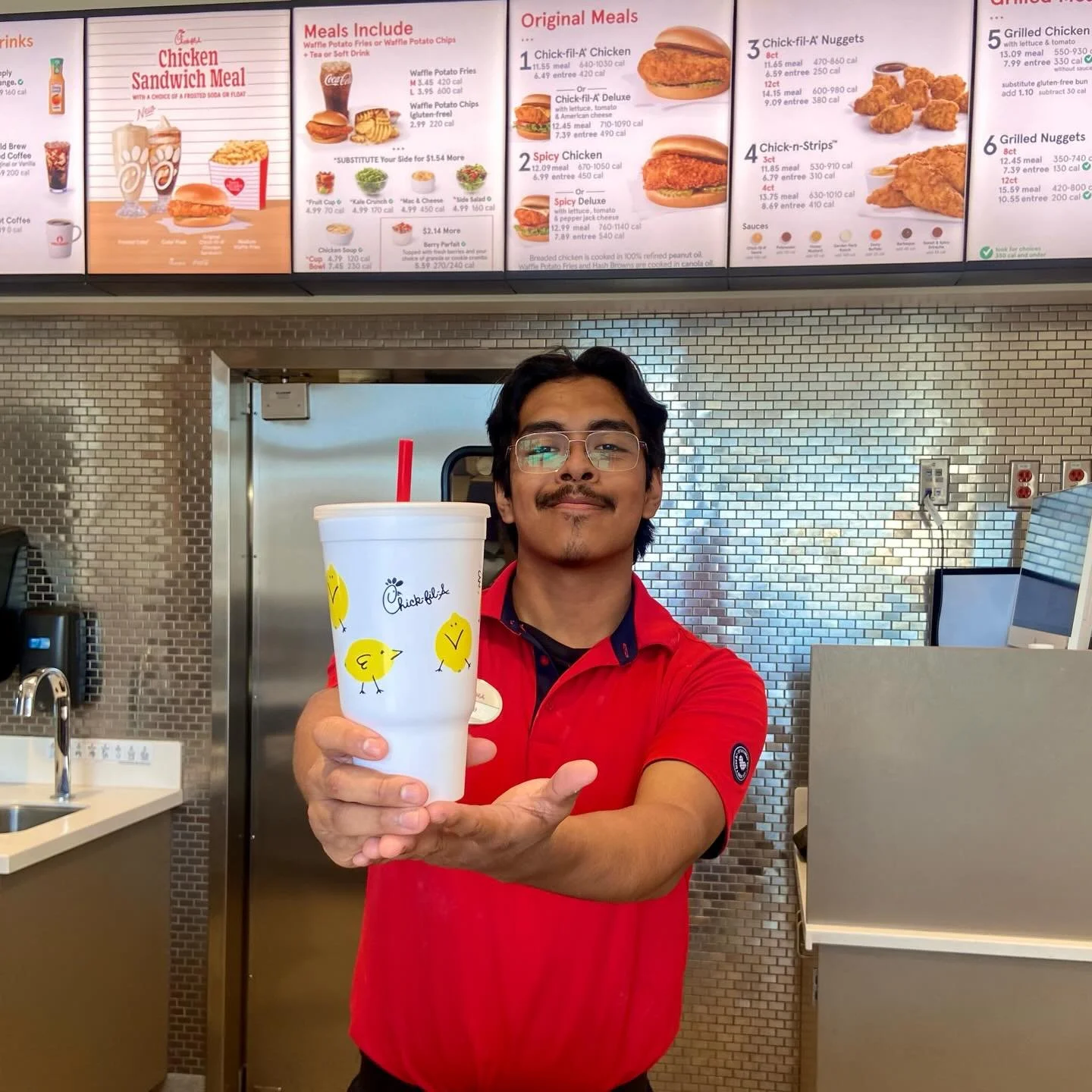 Another Classic Cup just dropped!! Our Lemon Chick cup is just oh so adorable. Visit us and grab one before it is gone! Remember there are random GOLDEN CUPS, and if you get one, you receive FREE CHICK-FIL-A FOR A YEAR!!! Be sure to snag one before t