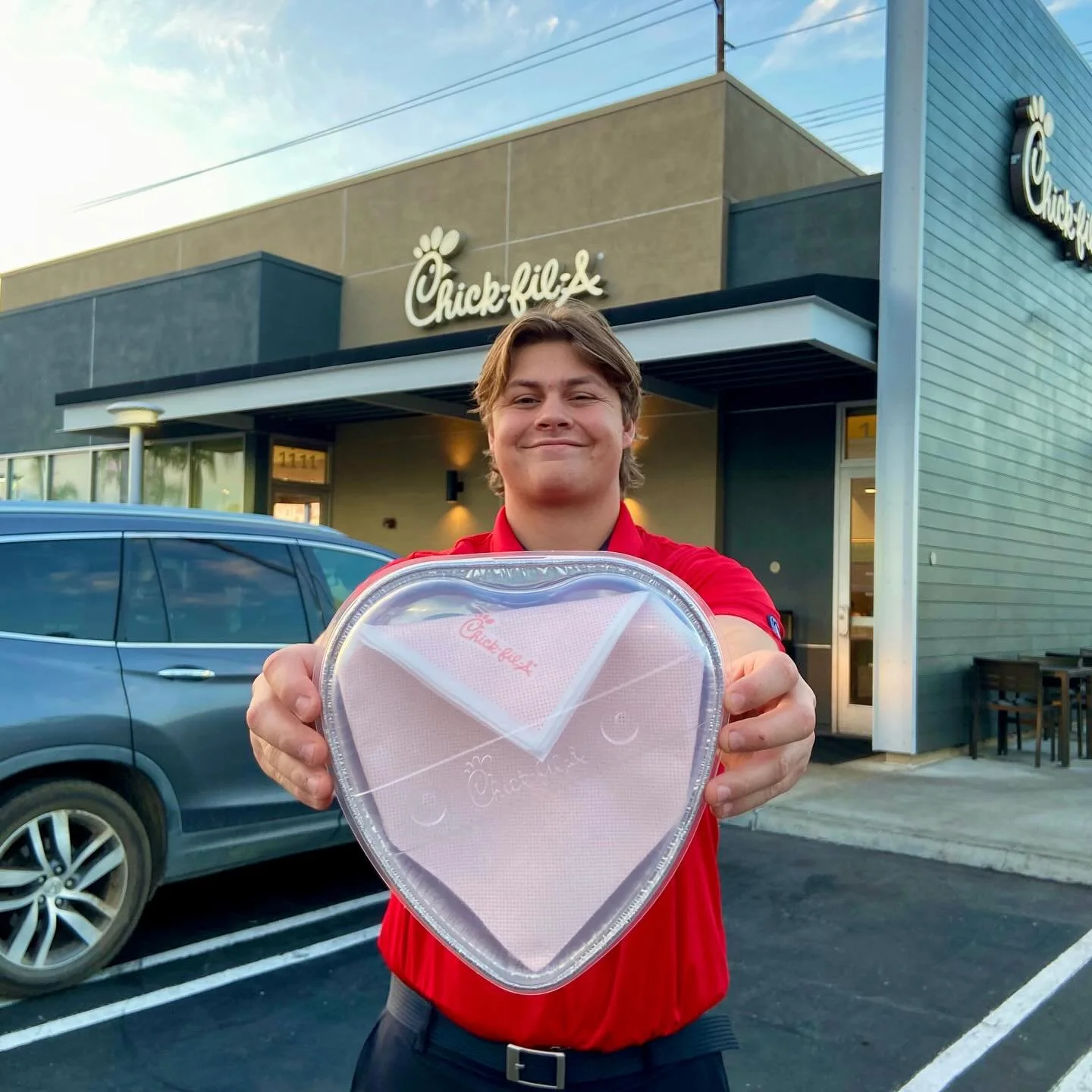 Grab a Heart Shaped Tray before they are gone!!
Available in:
&bull;30 Count Nuggets
&bull;10 Count Strips
&bull;10 Count Minis (Breakfast only)
&bull;6 Count Chocolate Chunk Cookies
&bull;12 Chocolate Fudge Brownies