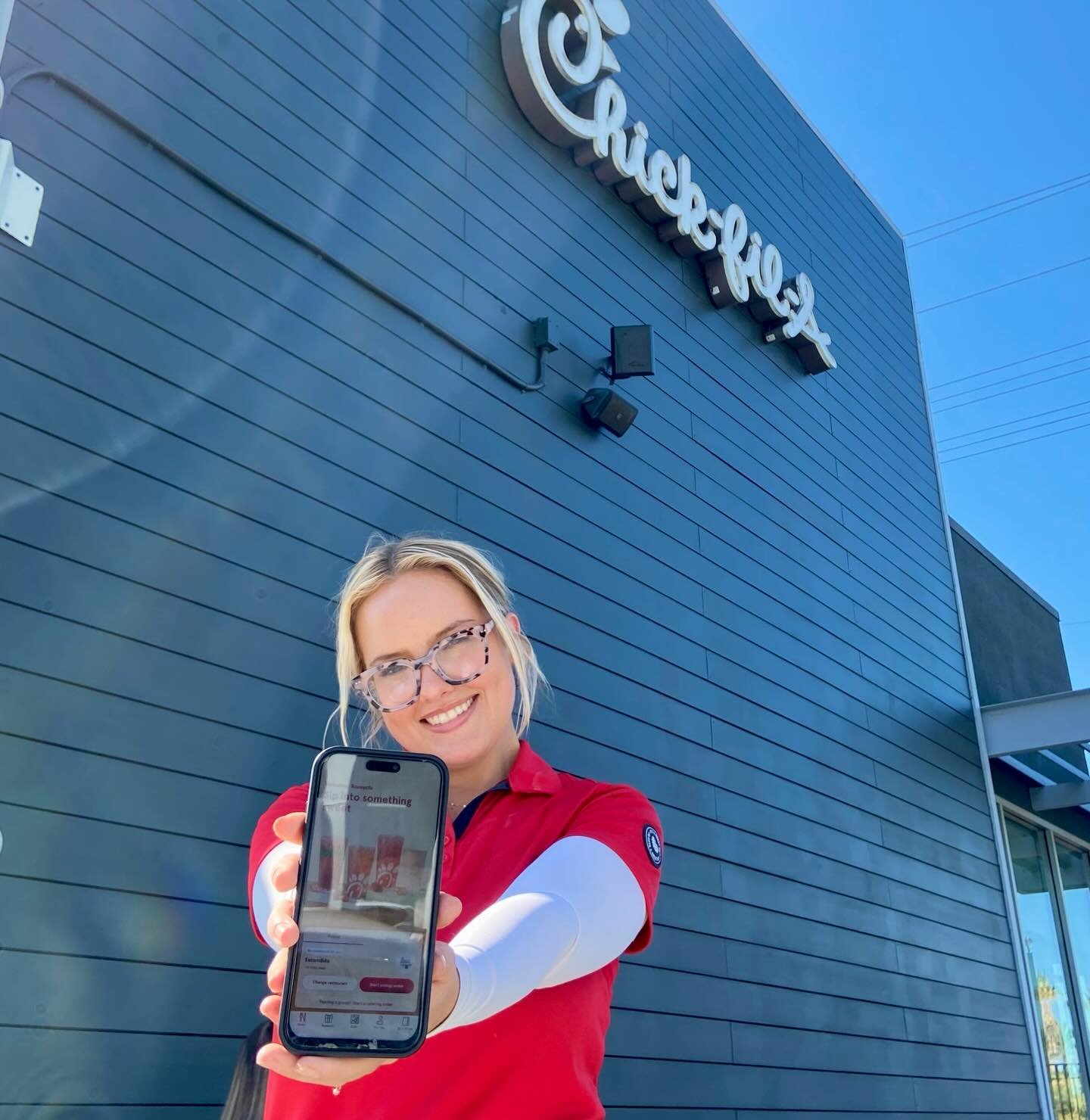 Use the Chick-fil-A App today to skip the line and earn free food! It&rsquo;s so easy and oh so app-etizing!