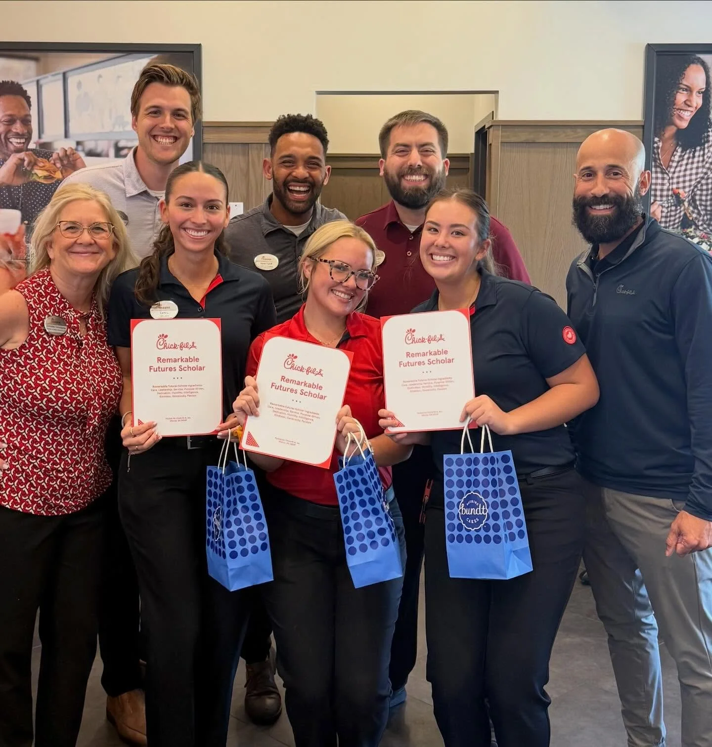 We are so proud to celebrate some incredible members of our team who have been awarded scholarships through the Chick-fil-A Remarkable Futures program! 🎉

At Chick-fil-A Escondido, it&rsquo;s about so much more than just a job&mdash;it&rsquo;s about