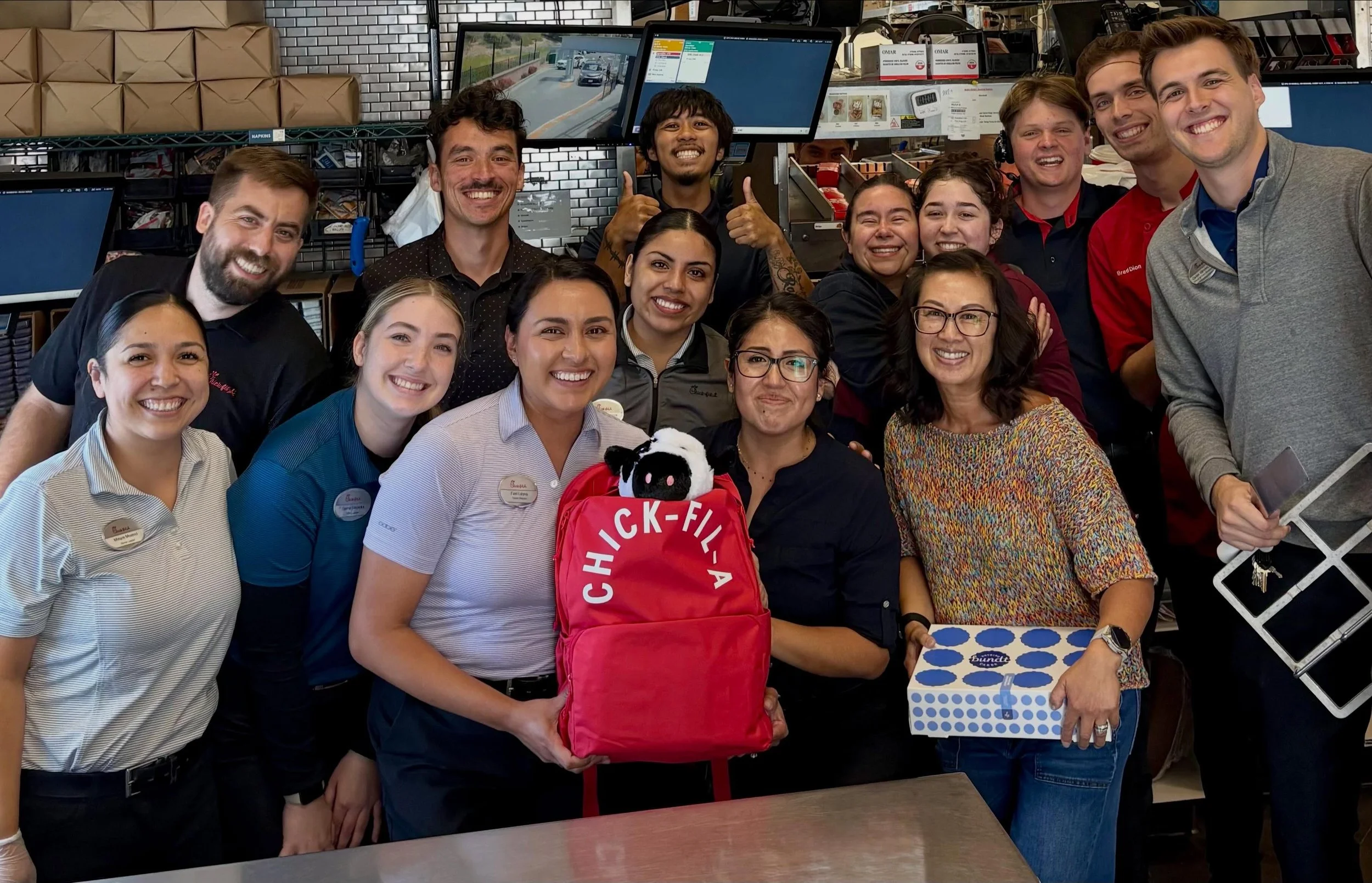 Today we celebrate and said see you later to someone who has been such an important part of our Chick-fil-A family.

Your dedication, hard work, and servant&rsquo;s heart have made a lasting impact on our team, our guests, and our restaurant. Over th