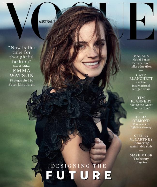 Clare Press was ‘Sustainability Editor at Large’ for Vogue Australia March issue 2018