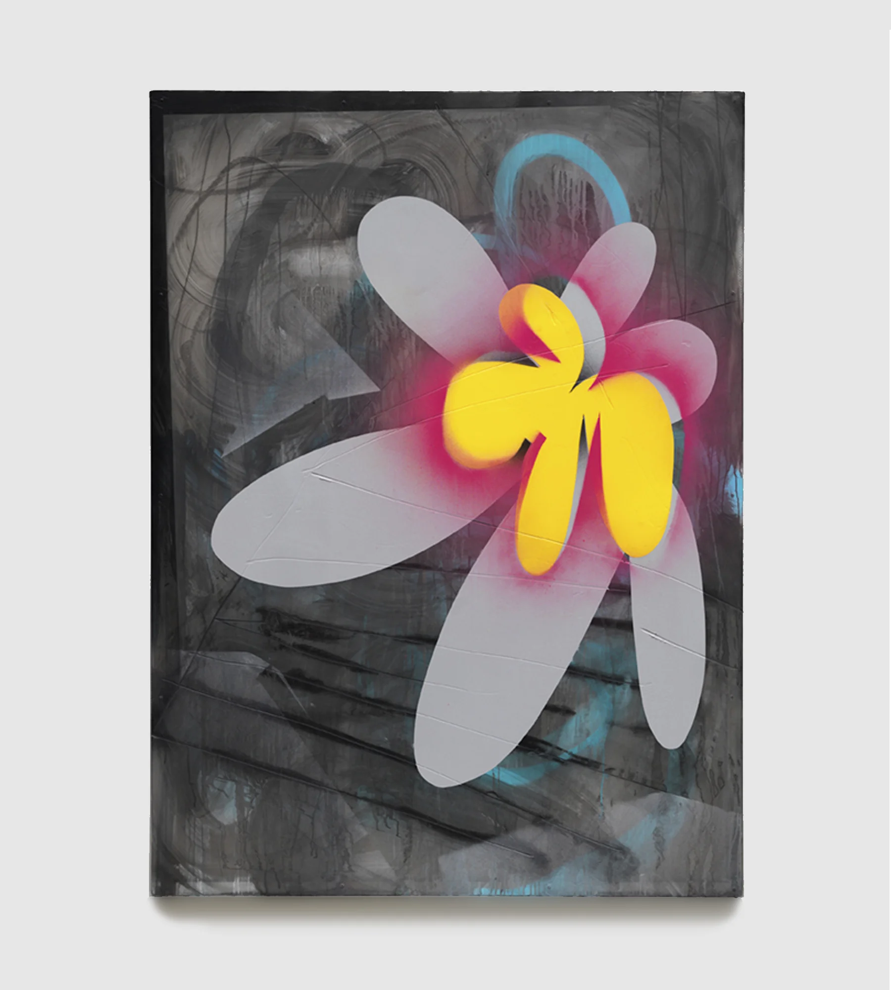  2014, Face the Facade, enamel on polycarbonate, 60" x 44" 