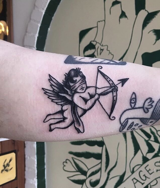 80 Best Cupid Tattoos Ideas for Men and Women 