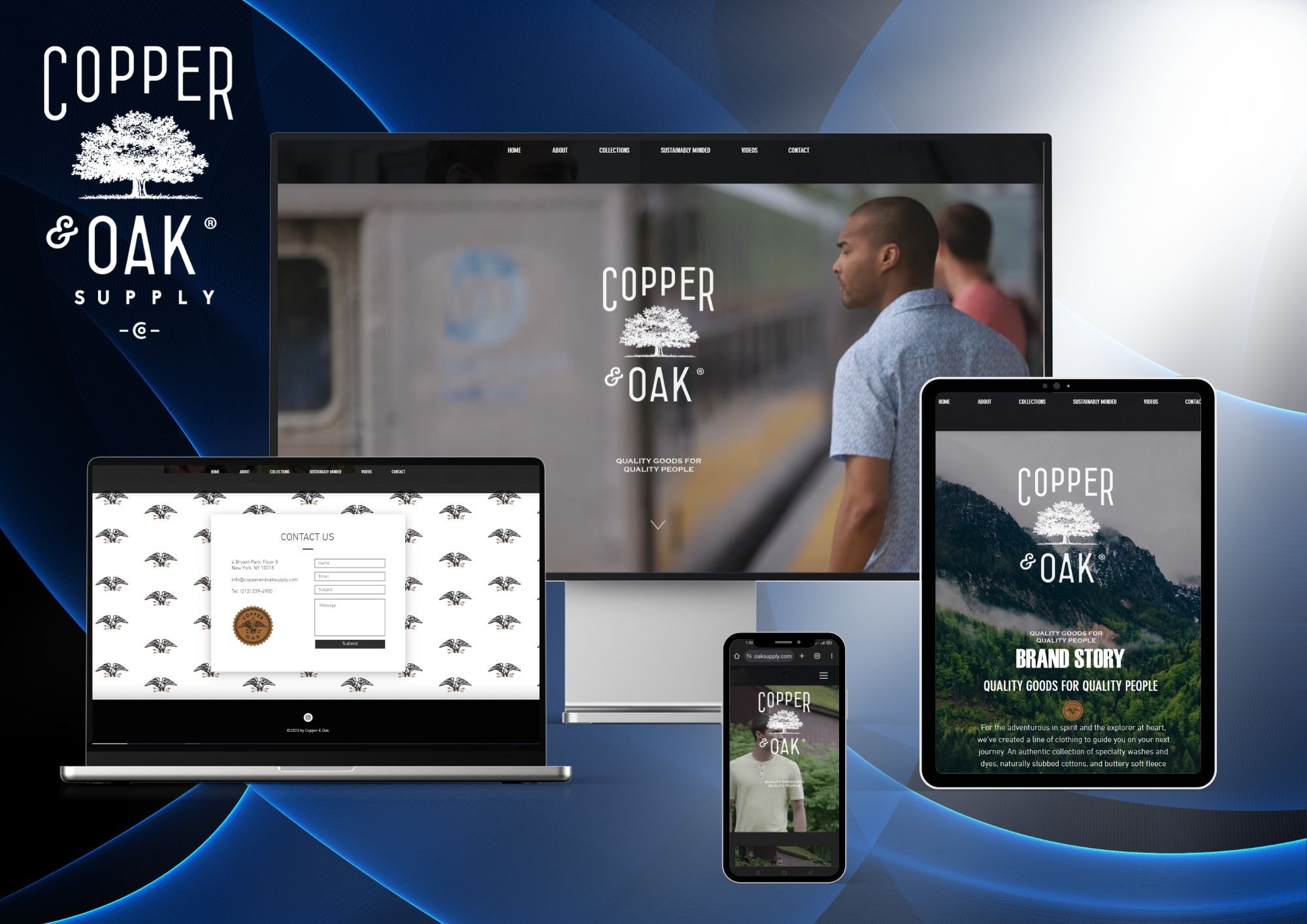 Copper &amp; Oak Website