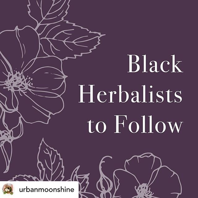 Posted @withregram &bull; @urbanmoonshine If you are looking for resources of people of color within the herbal community to support, check out this list. 
It is by no means exhaustive, it&rsquo;s simply a start.

Thank you to everyone who is sharing