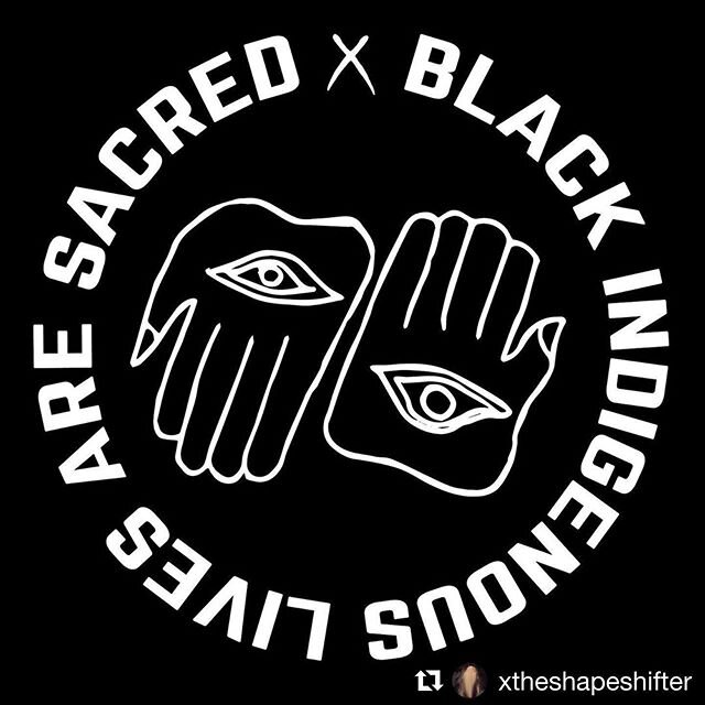 #Repost @xtheshapeshifter with @get_repost
・・・
BLACK INDIGENOUS LIVES ARE SACRED /// For the chosen that identify as Black x Indigenous, regardless of your tribal affiliation or lack there of due to colonialism x forced diaspora.. your path is sacred