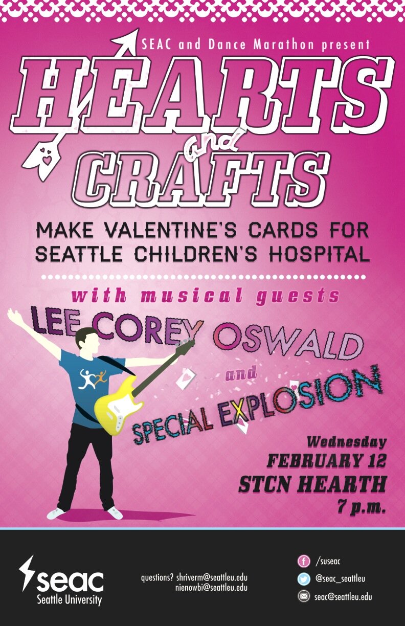Hearts & Crafts Poster