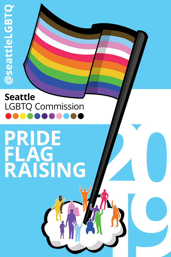 Pride Flag Raising stickers