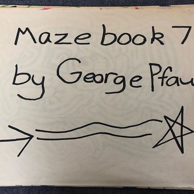 &ldquo;Maze book 7&rdquo; by George Pfau (date unknown) #tbt #mazebook7