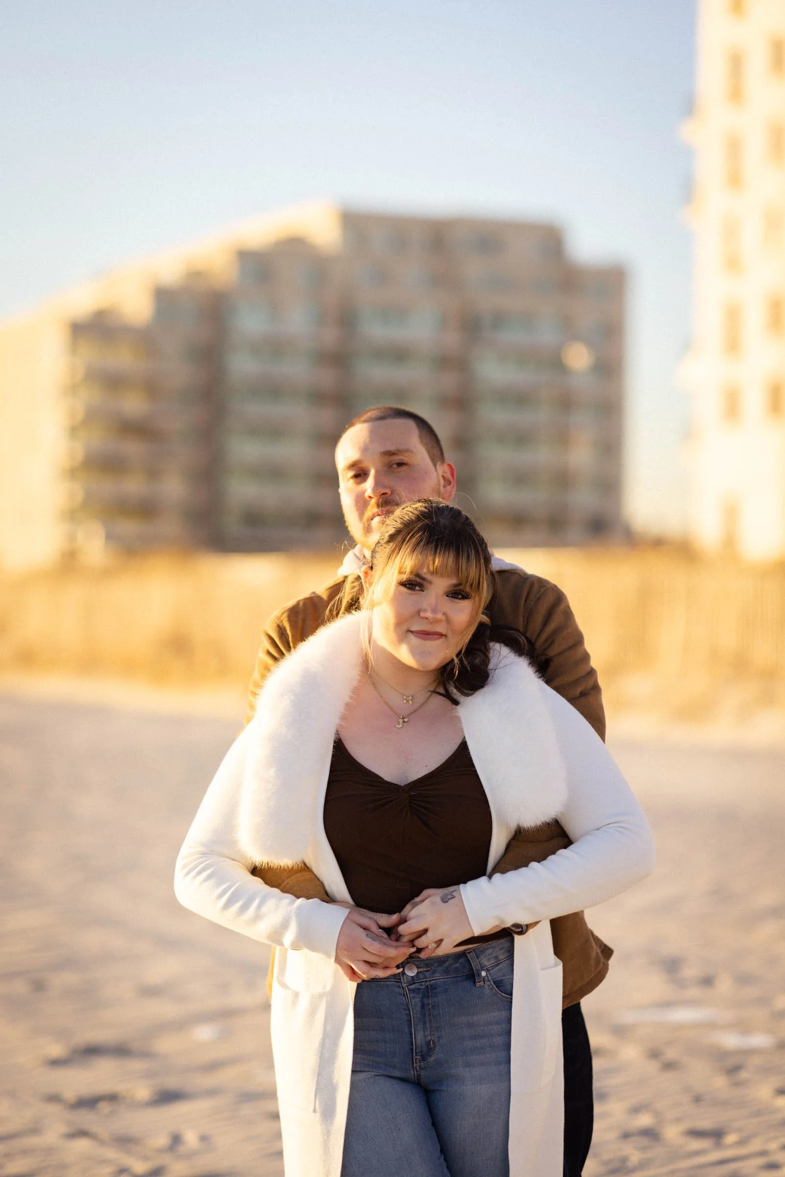  Couple holding each other 