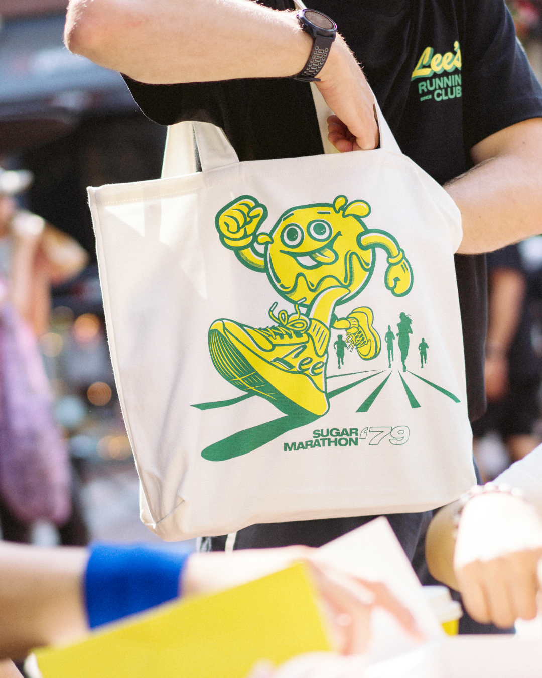 Lee's Run Club Tote (White)