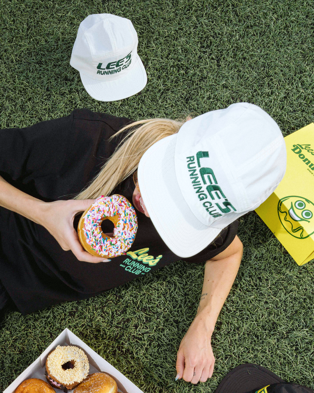 Lee's Run Club Cap (White)