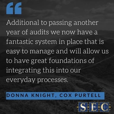 Another happy client! Donna Knight from @coxpurtell has given us a shining review! It was such a pleasure working with them to prepare for triple certification and we're glad to have made a difference. 
https://www.seconsulting.com.au/