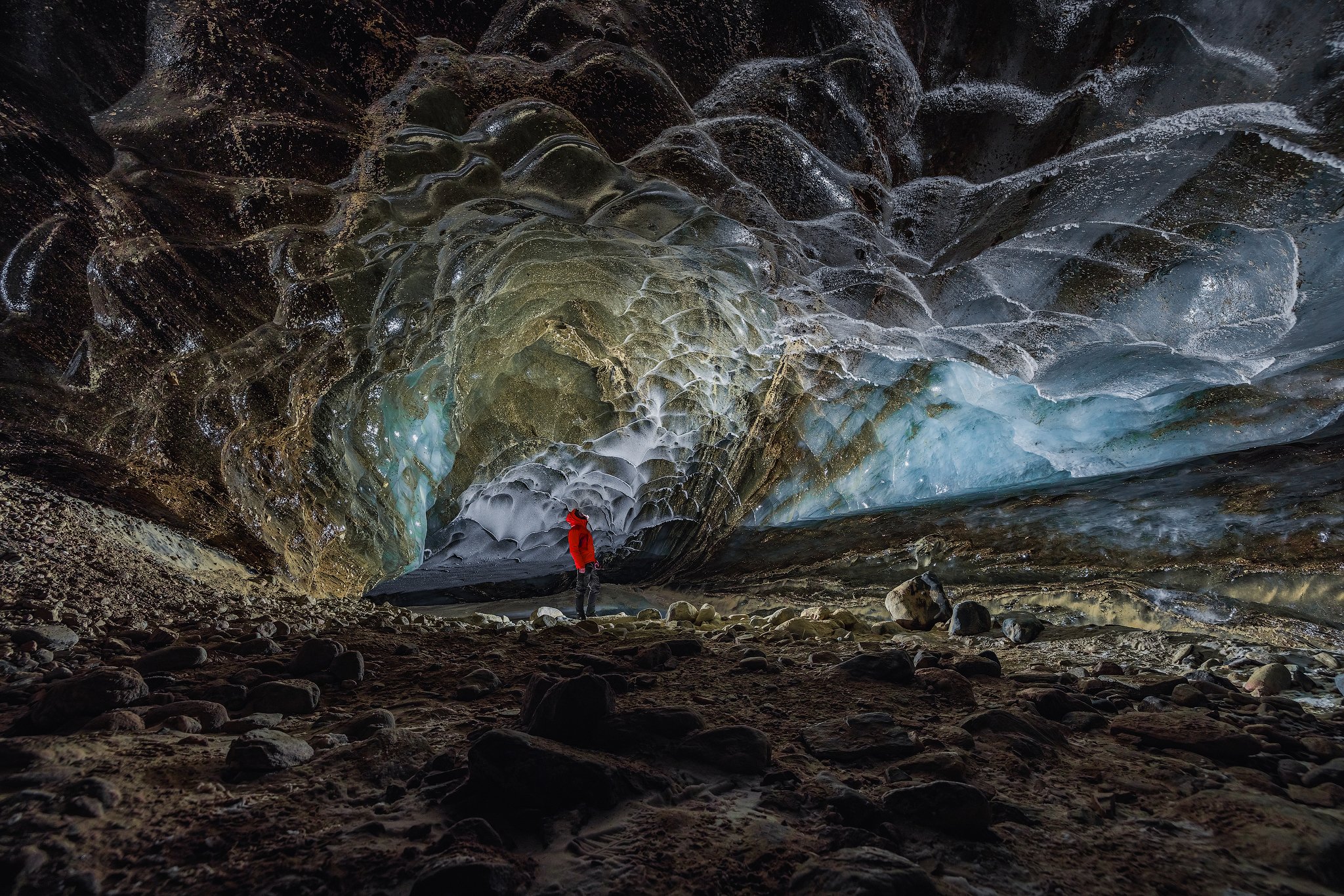 Alaskan Glacier Ice Cave