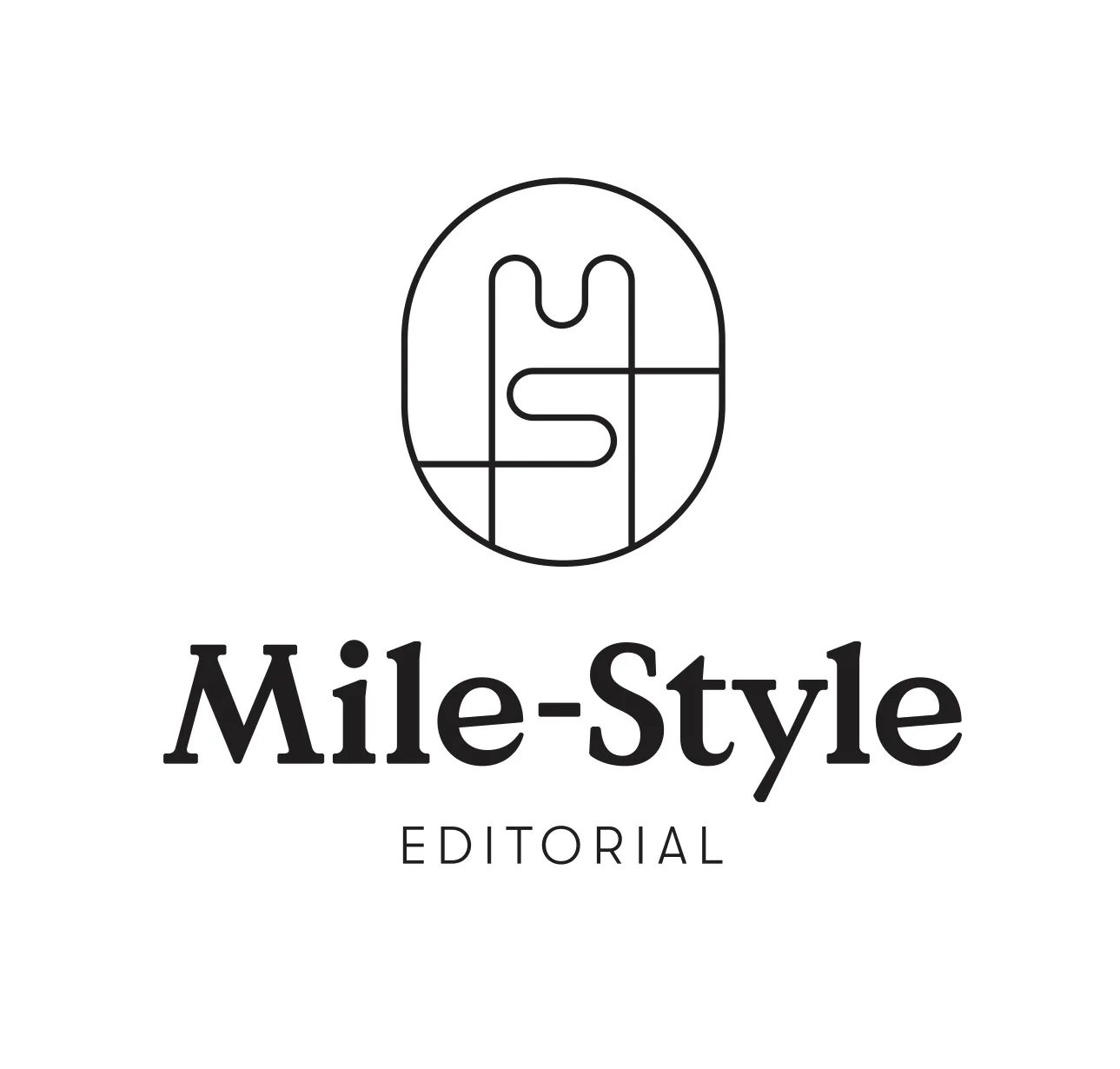 llkan suunnittelema logo Mile-Style Editorialille.