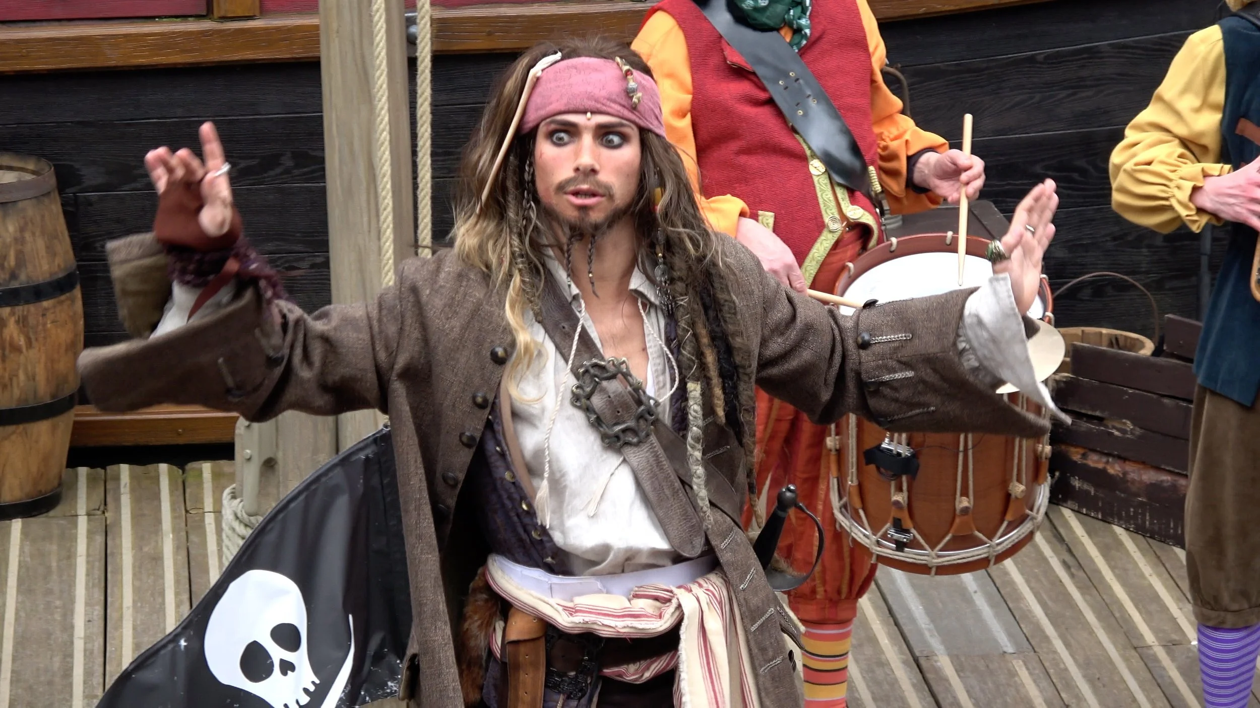Hoist the Flag, Mateys with Captain Jack Sparrow at Disneyland Paris.jpg