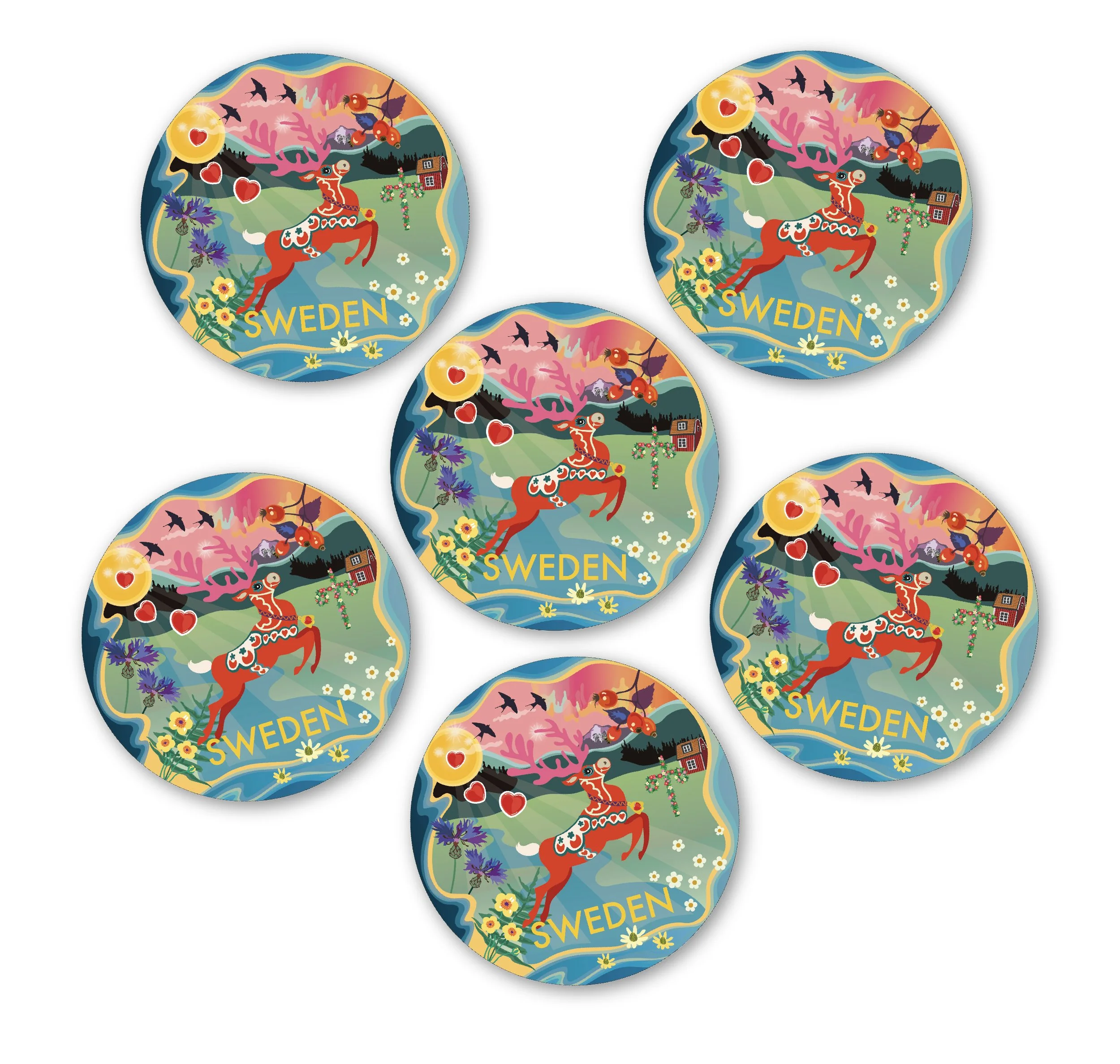 COASTERS 6-PACK DALA DEER.jpg