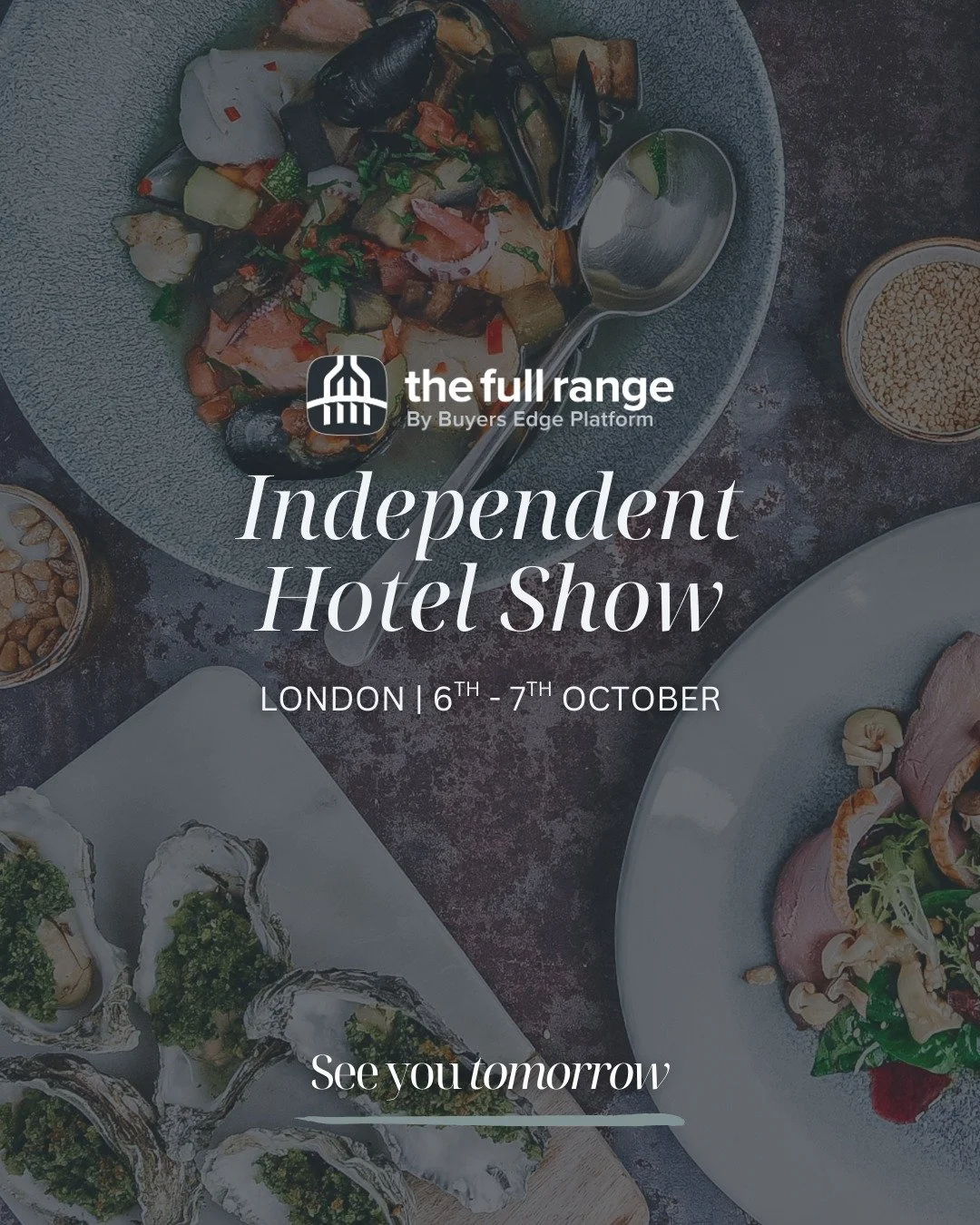 Our team is all set for the @indhotelshowldn tomorrow.

We&rsquo;re excited to meet operators, partners and fellow industry professionals to chat about food procurement, smarter hospitality solutions and how we can support your operation&rsquo;s grow