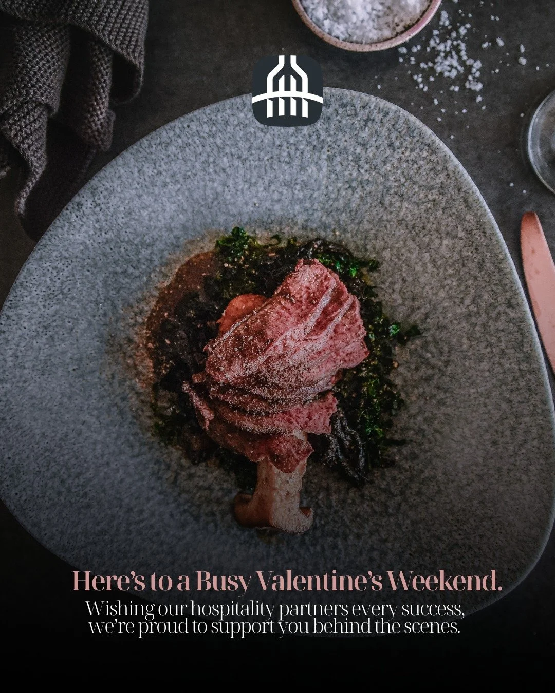 It&rsquo;s set to be a busy one for hospitality teams everywhere.

From front of house to kitchen crews, we know how much work goes into making Valentine&rsquo;s weekend special for your guests.

Wishing all our customers every success, we&rsquo;re p