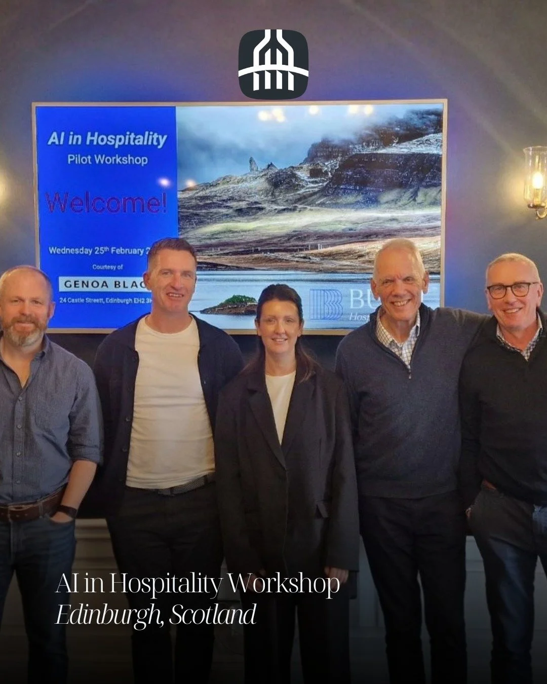 A brilliant day at the Buell Hospitality AI in Hospitality Workshop in Edinburgh, exploring what AI really means for hotels and operators.

From leadership and data strategy to brand, marketing visibility and practical integration, the focus was on t