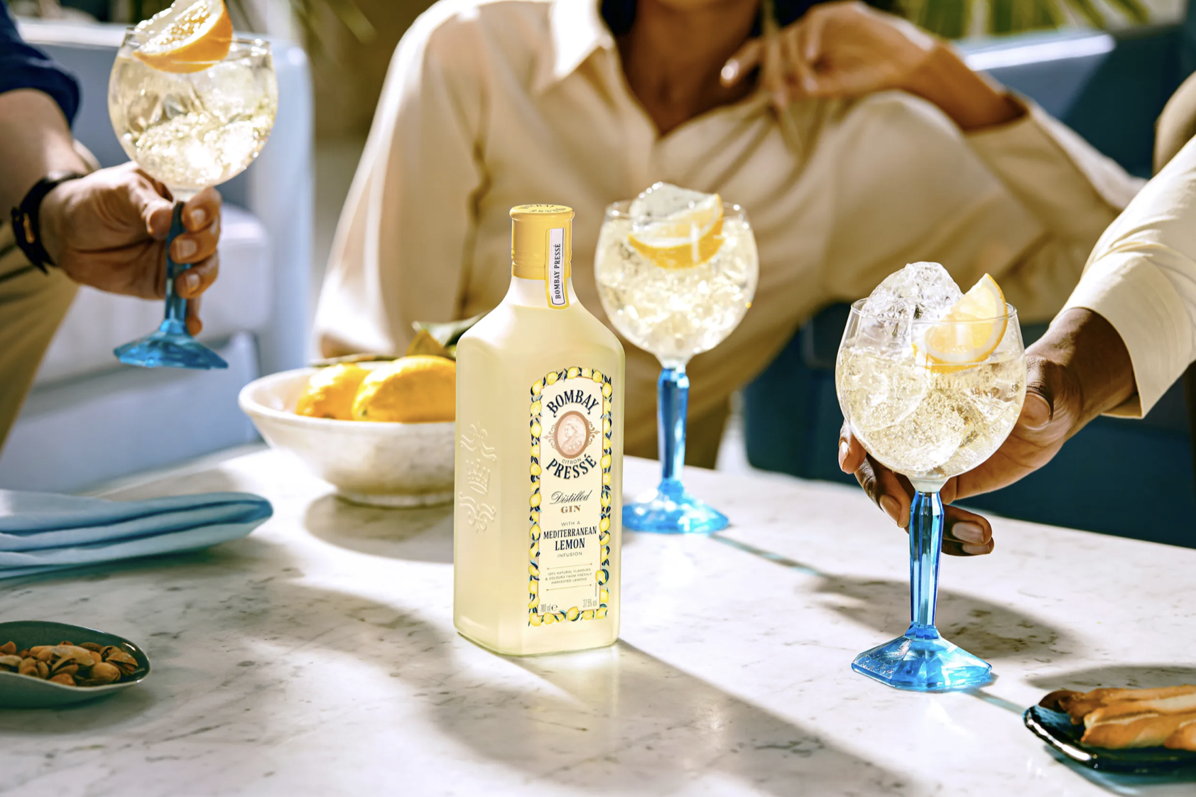 Bombay Sapphire with Nu Valado