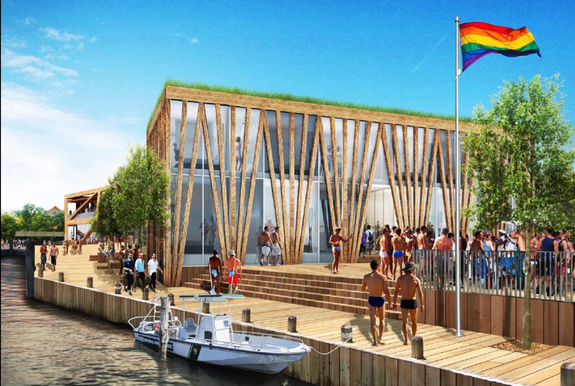 Rendering of New Pines Hotel