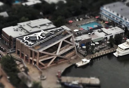 Aerial View of Pines Harbor