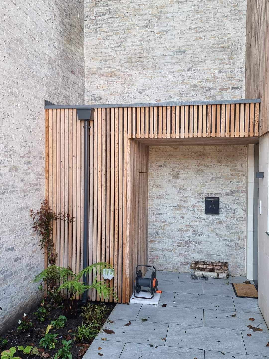 Seamless aluminium guttering supplied and installed by South West Guttering Services.
