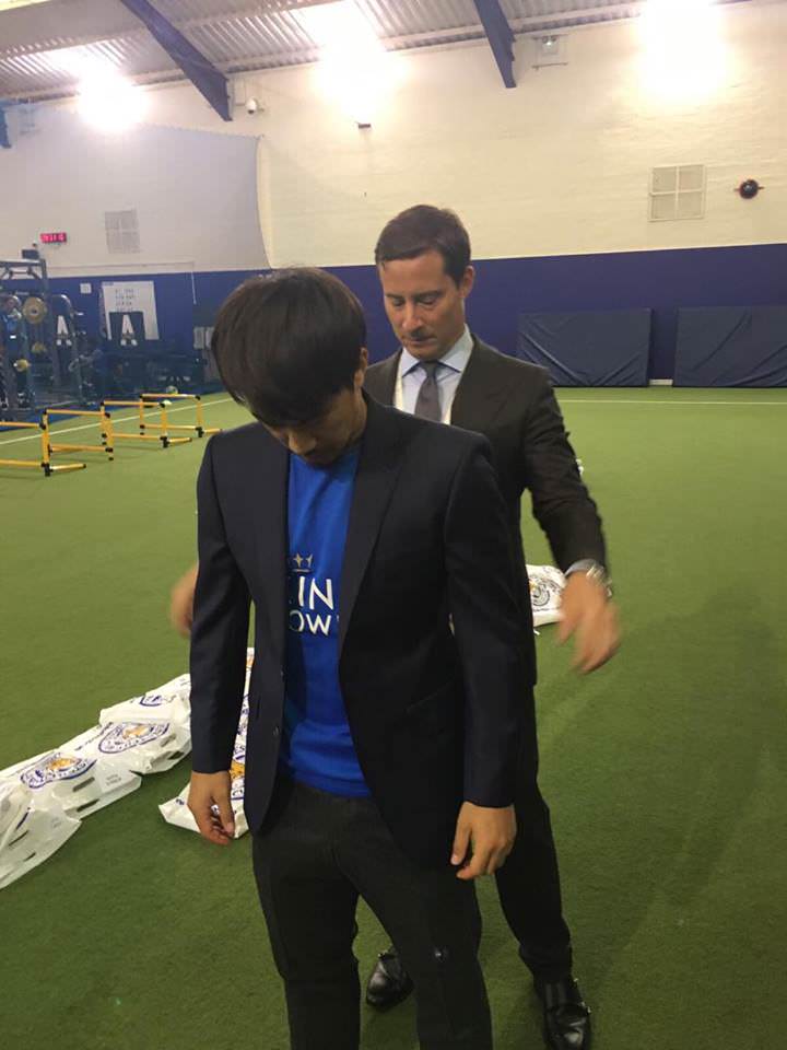 Checking that final fit with Shinji Okazaki.