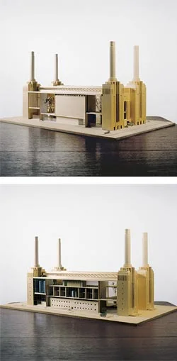 Picture of the model of Battersea Bee Station , ‘Paul Etienne Lincoln,’ accessed on October 6, 2018, http://www.sienese-shredder.com/1/paul_etienne_lincoln-the_lure_and_draw_of_honeys_metaphoric_energy_transfer.html