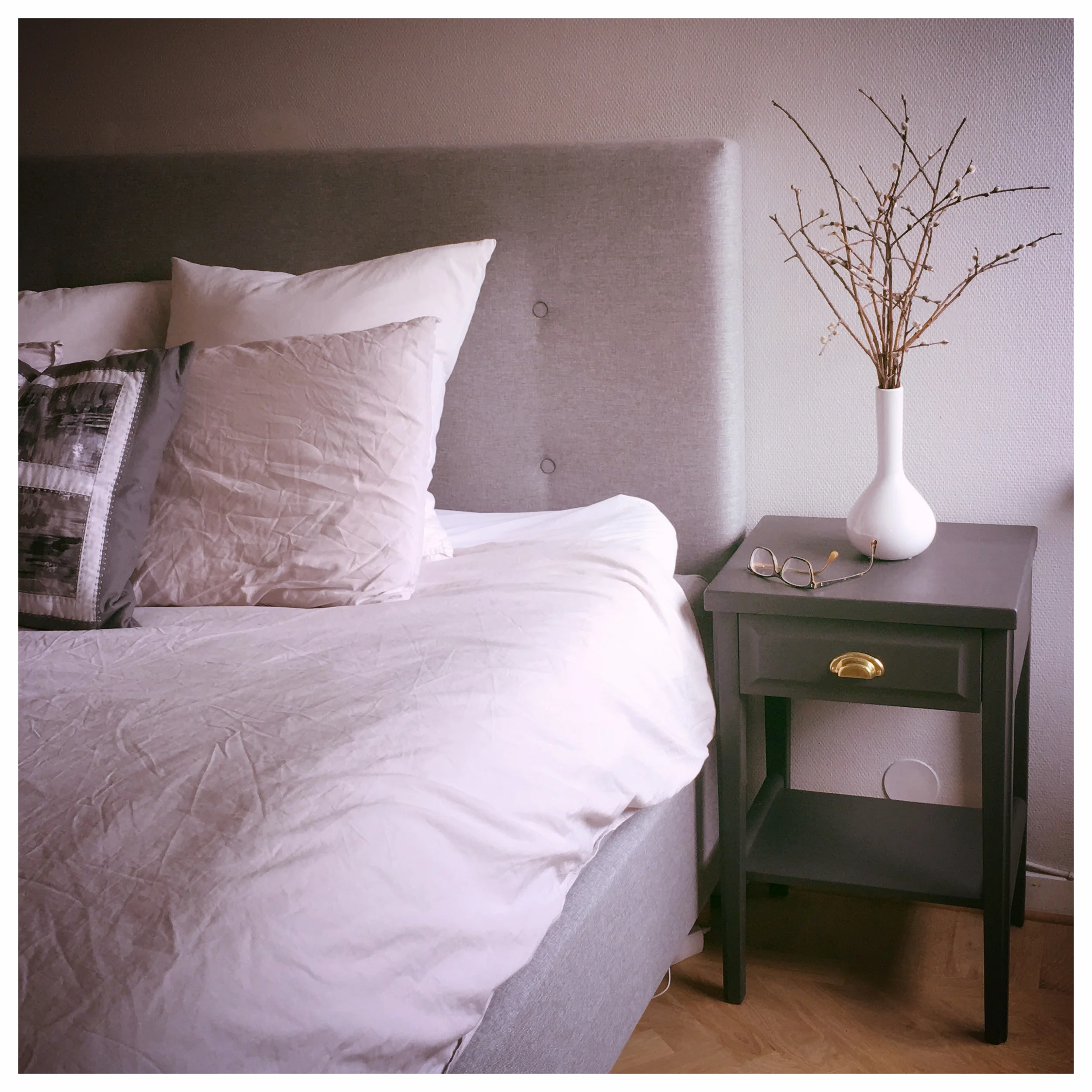 Upcycled bedside tables