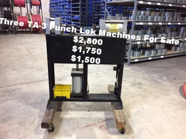 TA-3 Punch-Lok Banding Machines for Sale!
