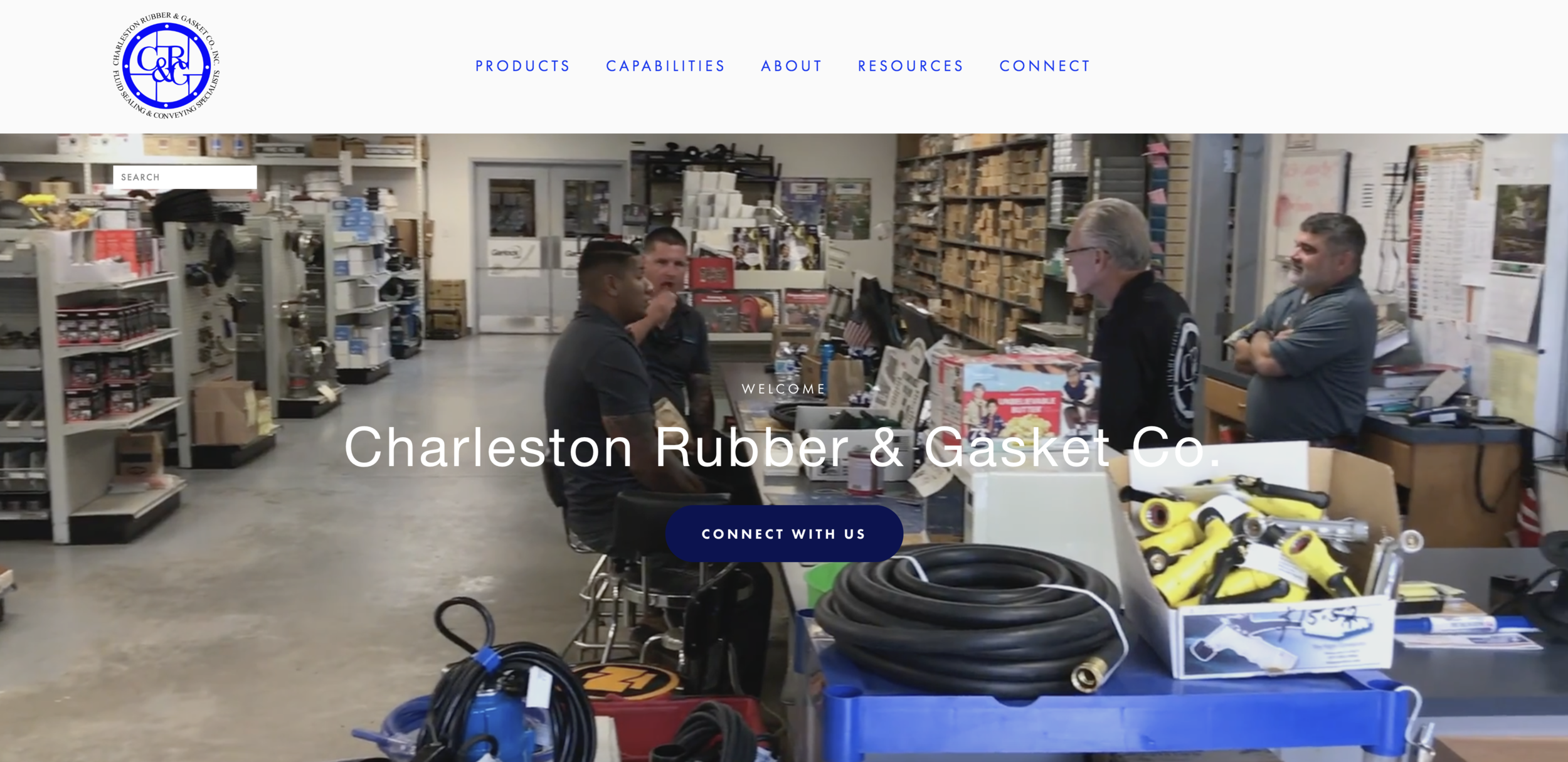 Charleston Rubber & Gasket is LIVE!