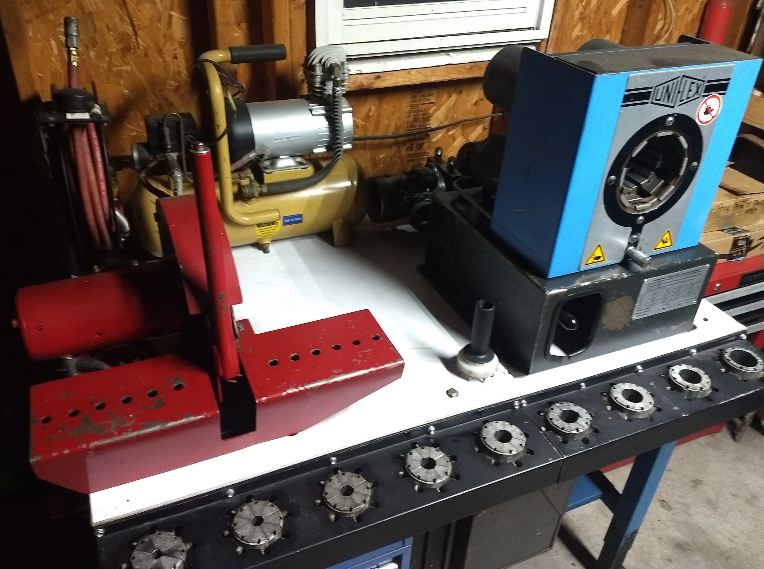 Used Hose Crimping Setup For Sale