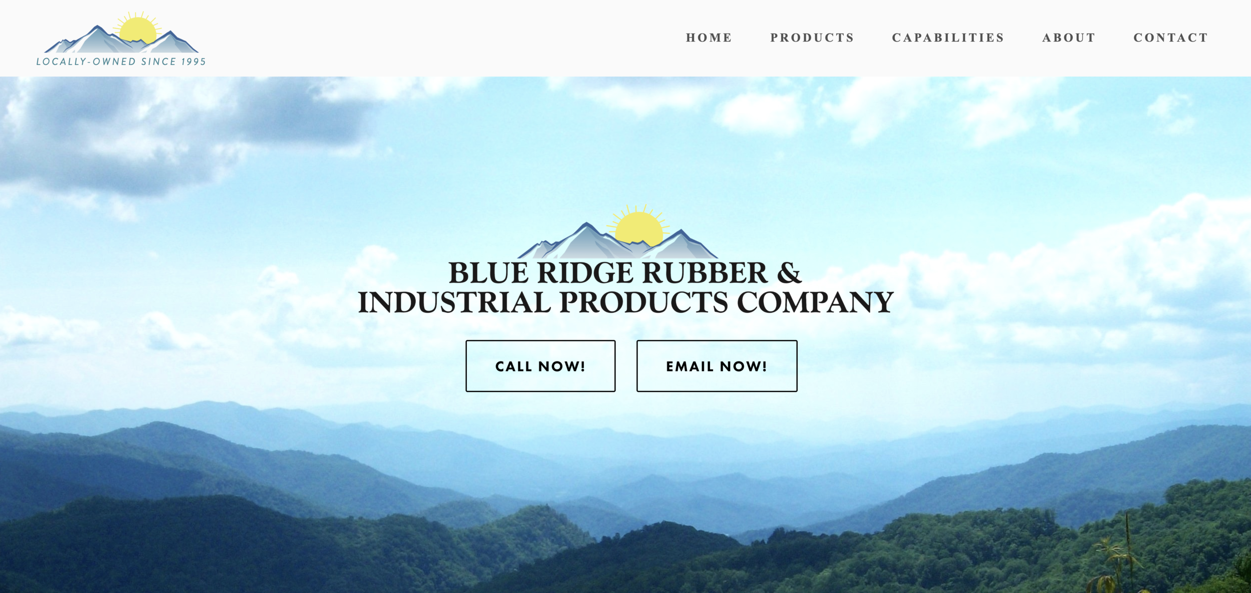Blue Ridge Rubber &amp; Industrial Products' First Website