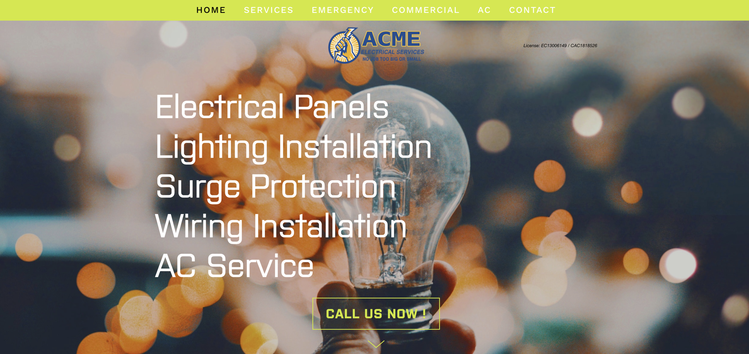 Check out Acme Electrical Services New Site: