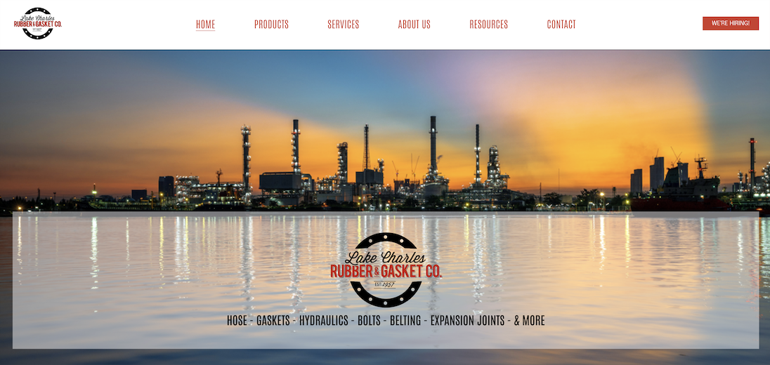 Lake Charles Rubber &amp; Gasket is LIVE! 