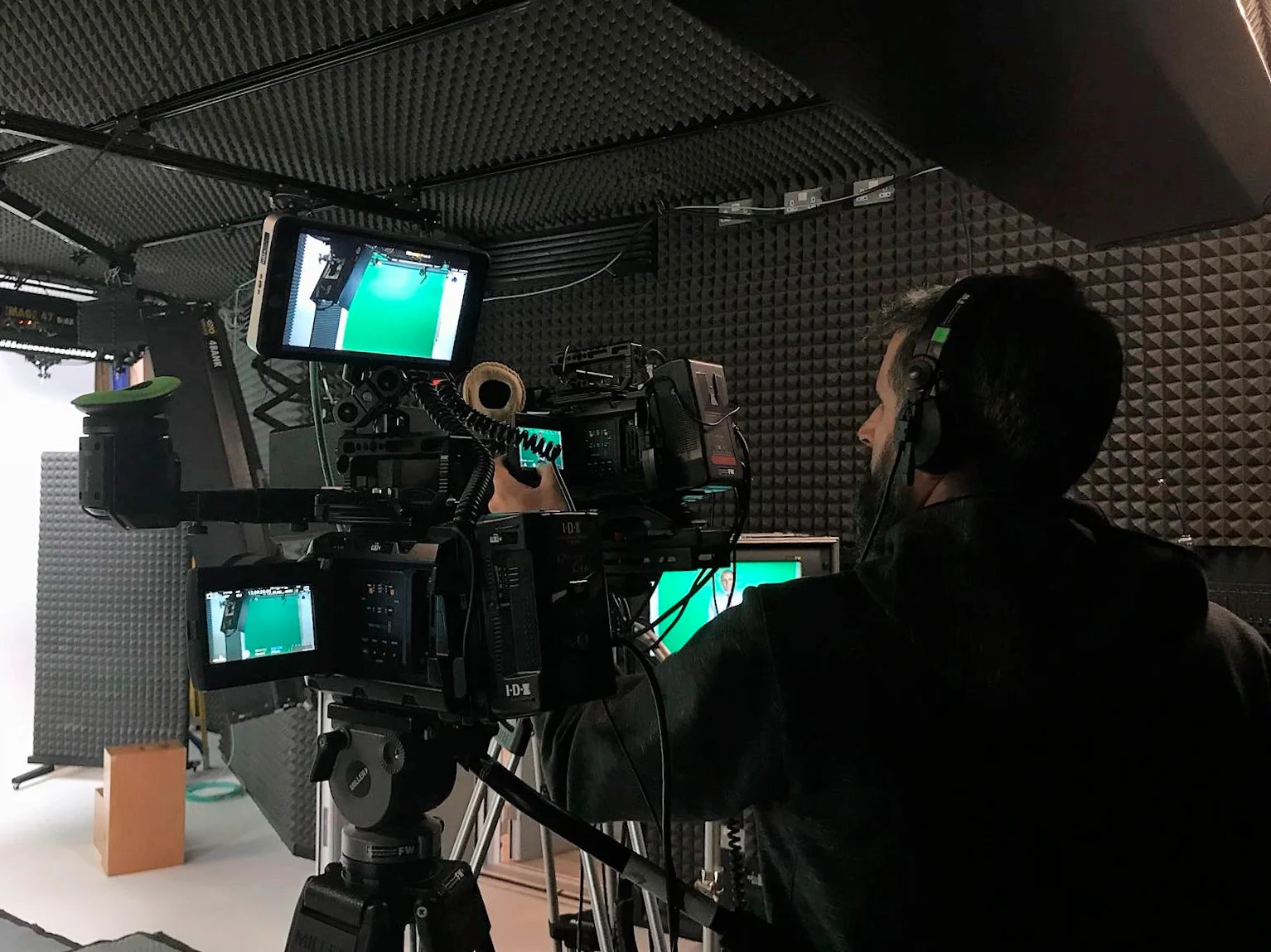 Black magic green screen shoot