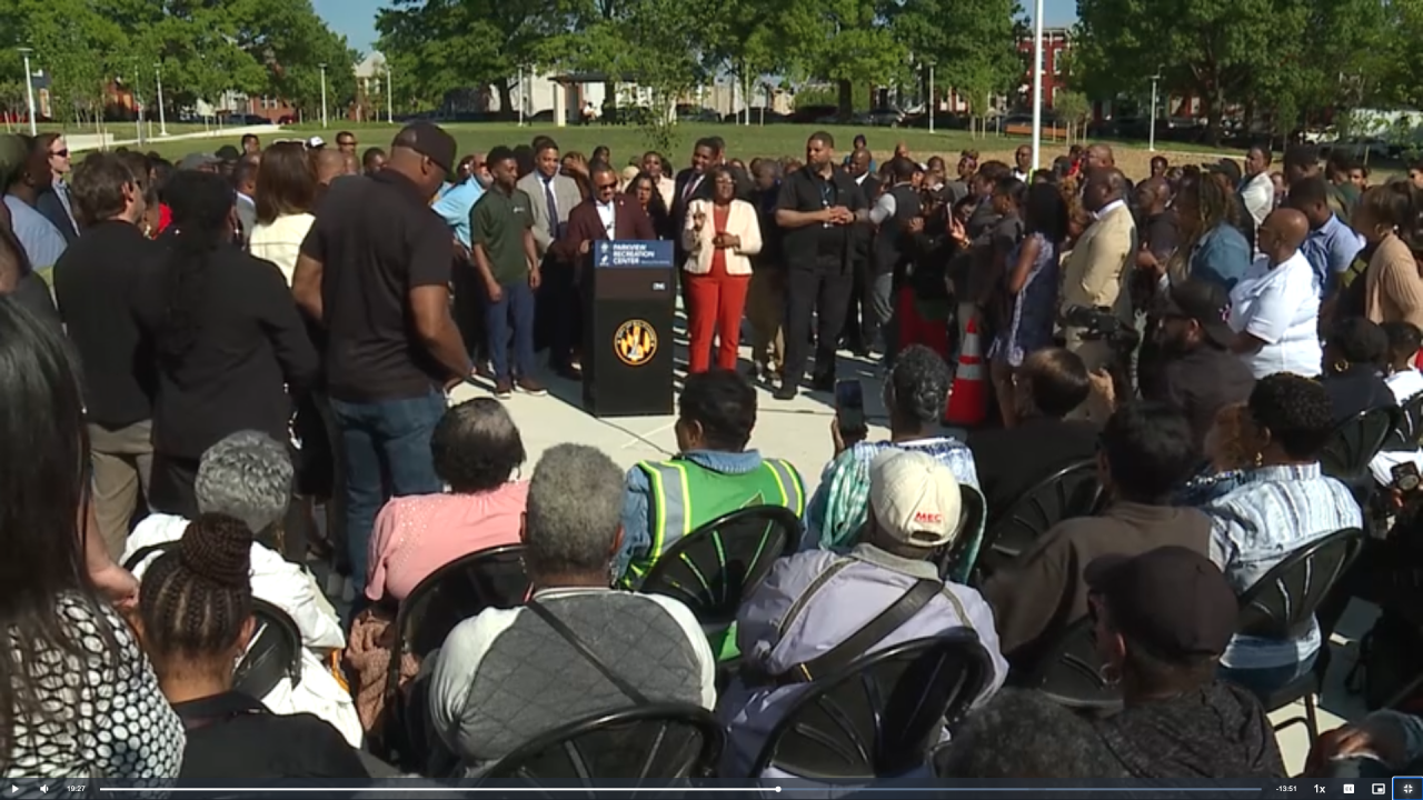 Mayor Brandon Scott cuts ribbon on Parkview Recreation Center in West Baltimore &amp; Penn North community