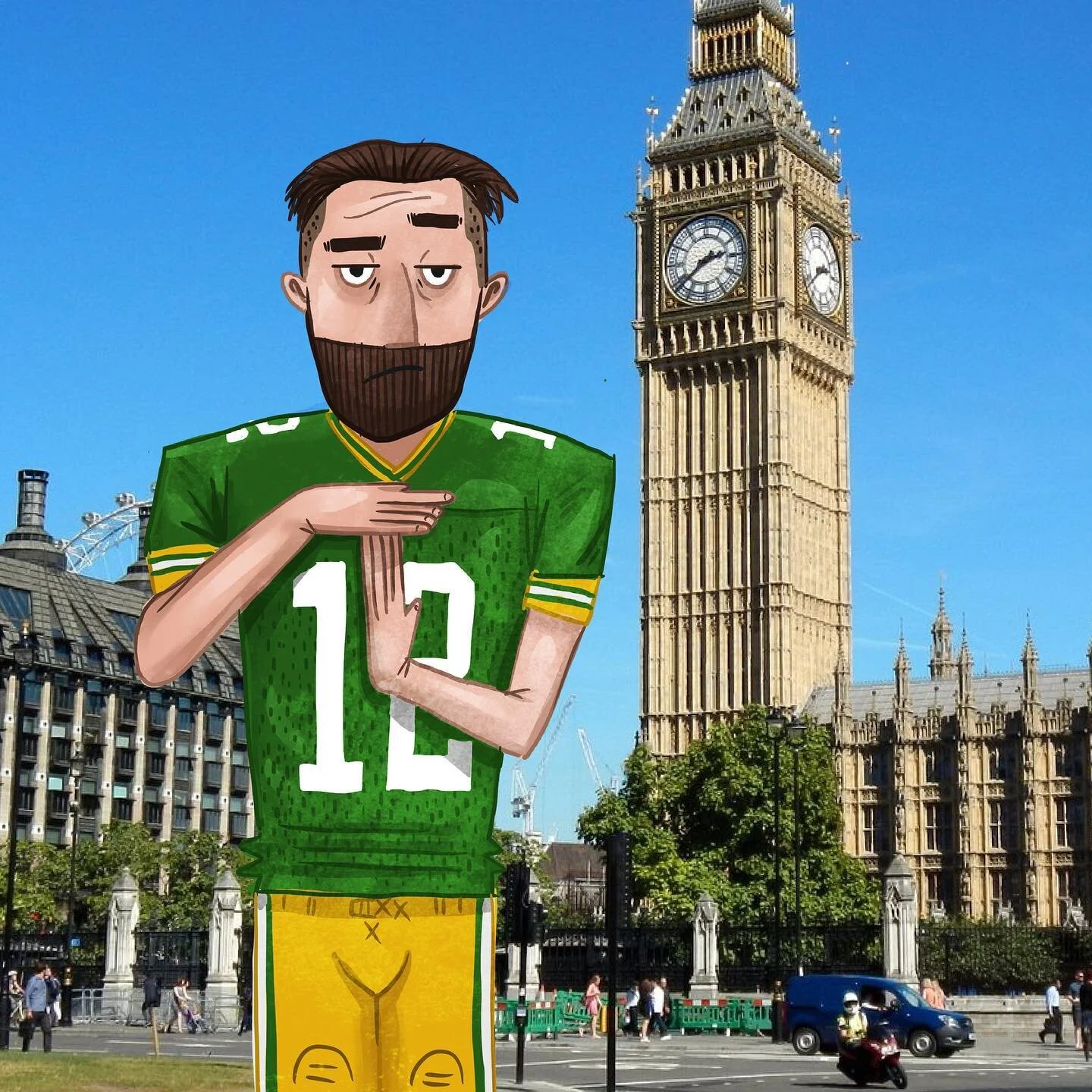 Time for a timeout? Must be the first series of the first or third quarter! Maybe Big Ben can give us some expert advice on clock management. 

#BurnEmUp #UseEveryTimeout
#packers #packersnation #packersfan #packerbacker #greenbaypackers #greenbaypac