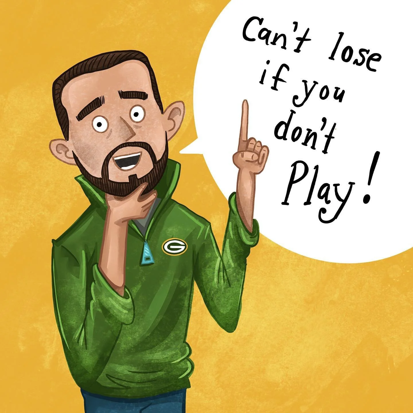 This team seems to find new ways to lose all the time, but we're pretty sure they can make it out of this weekend unscathed. Can anyone else remember the last time they were this excited about the fact that there's NOT a game this week?

#packers #gr