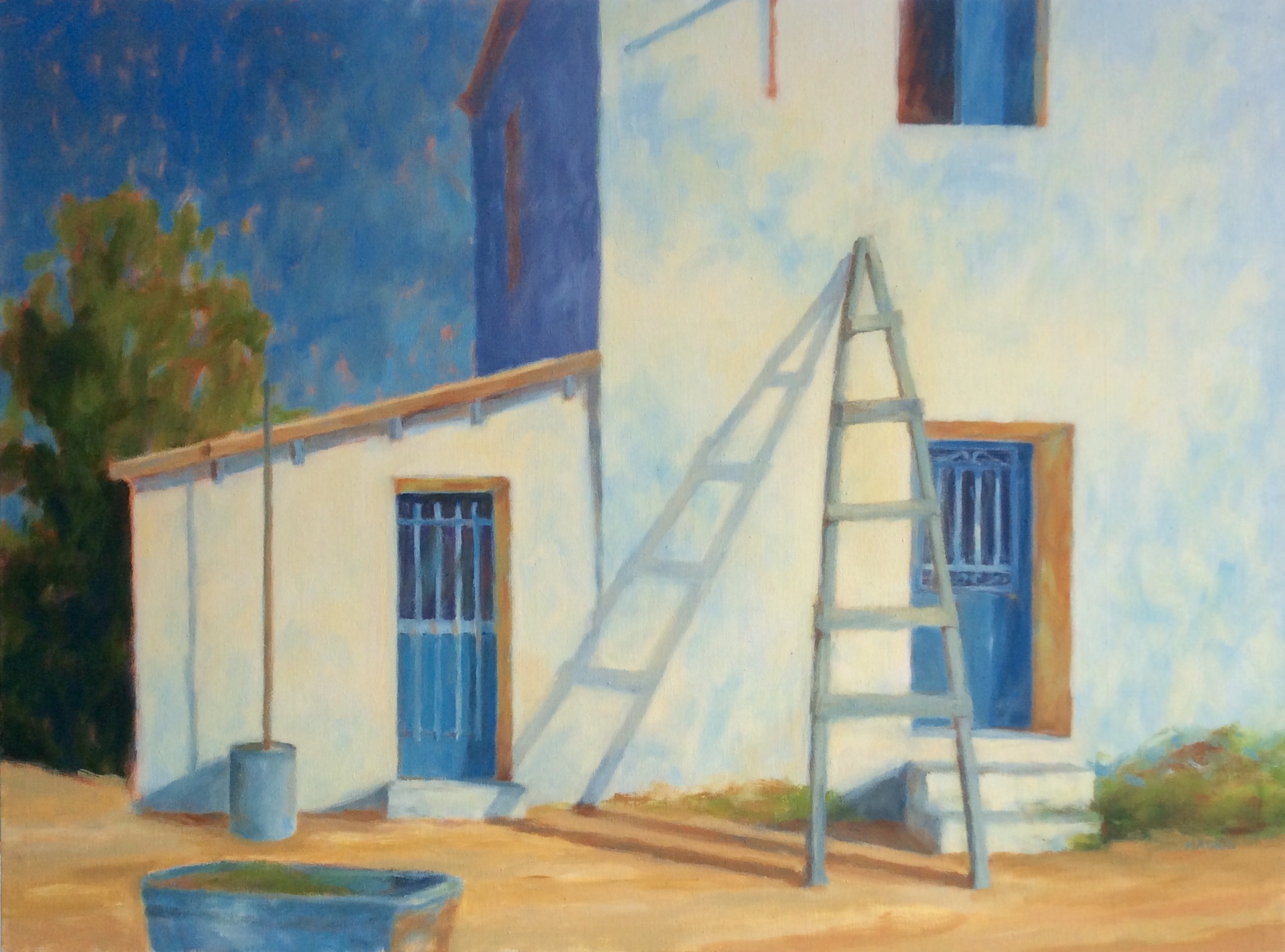 House with Ladder, Metohi