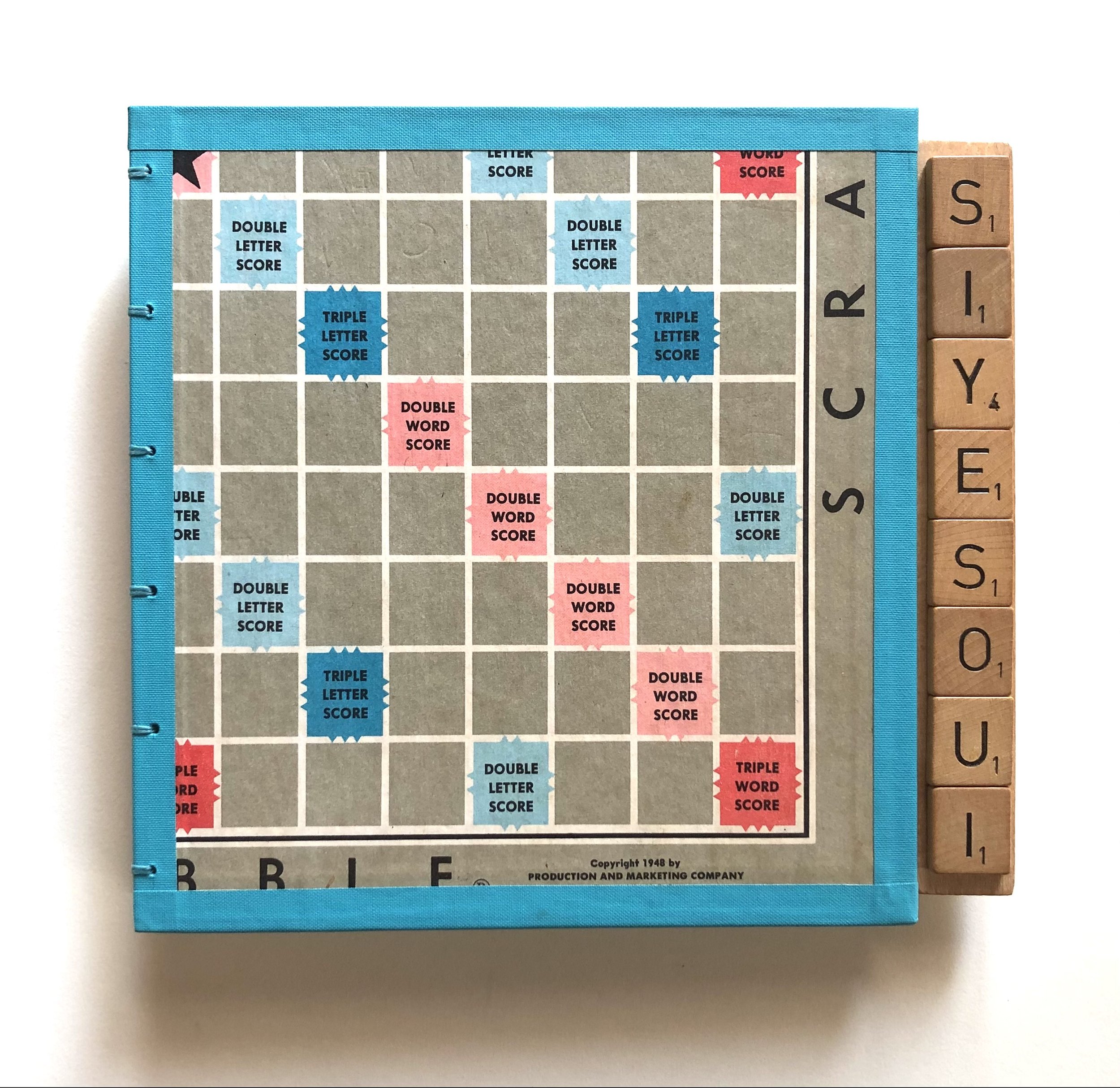 Scrabble Book II - Turquoise (SiYesOui)